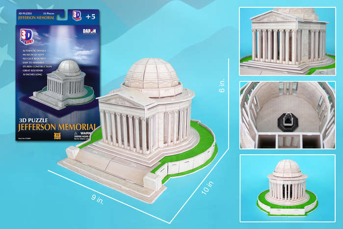 Jefferson National Memorial Landmarks & Monuments Jigsaw Puzzle