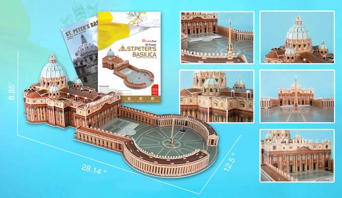 St. Peter's Basilica Landmarks & Monuments Jigsaw Puzzle