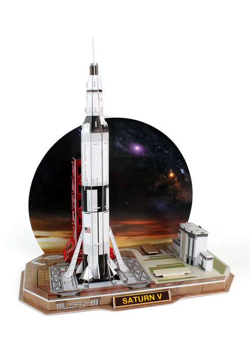 Saturn V Rocket Space Jigsaw Puzzle