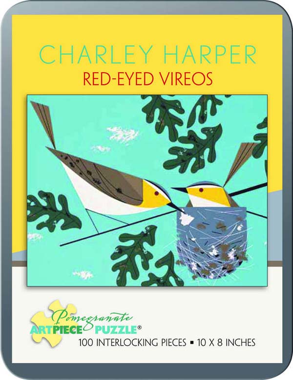 Red-Eyed Vireos Mini Puzzle Birds