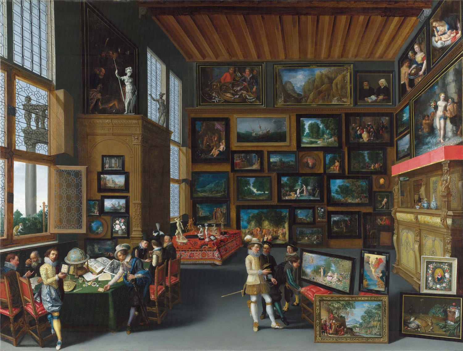 Cognoscenti in a Room - National Gallery Fine Art