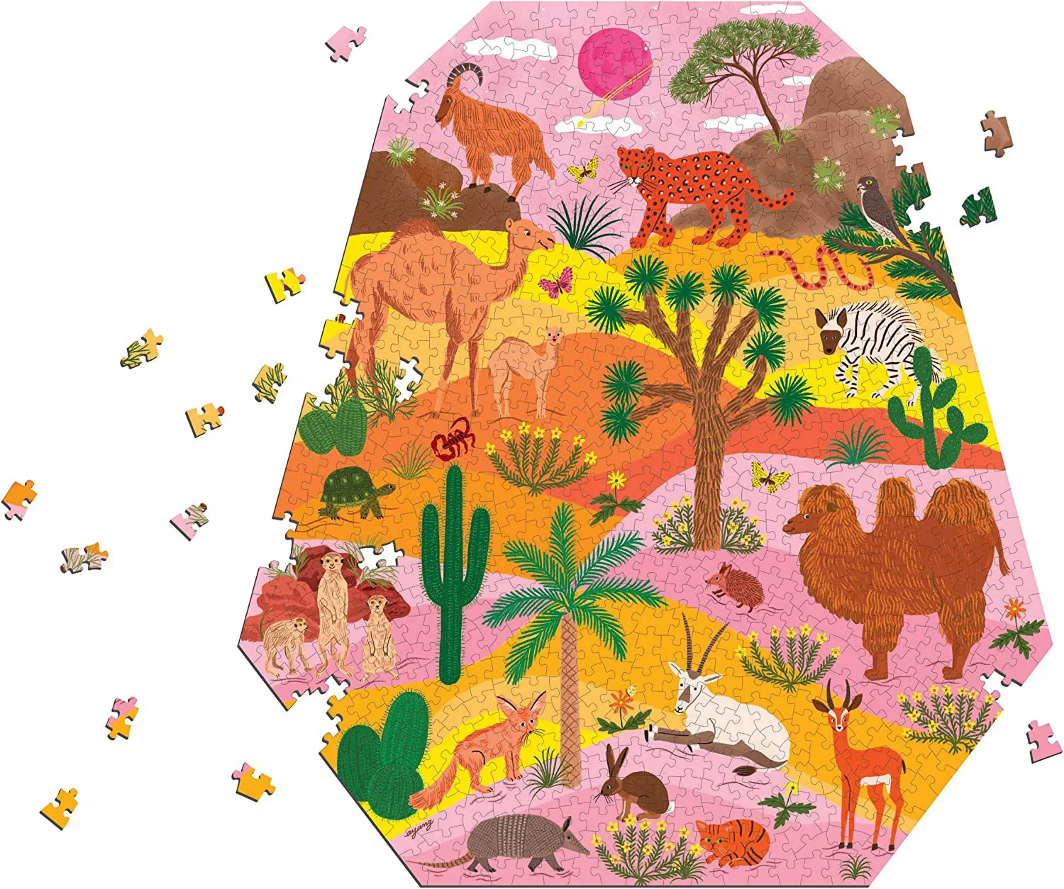 Desert Terrarium Shaped Puzzle