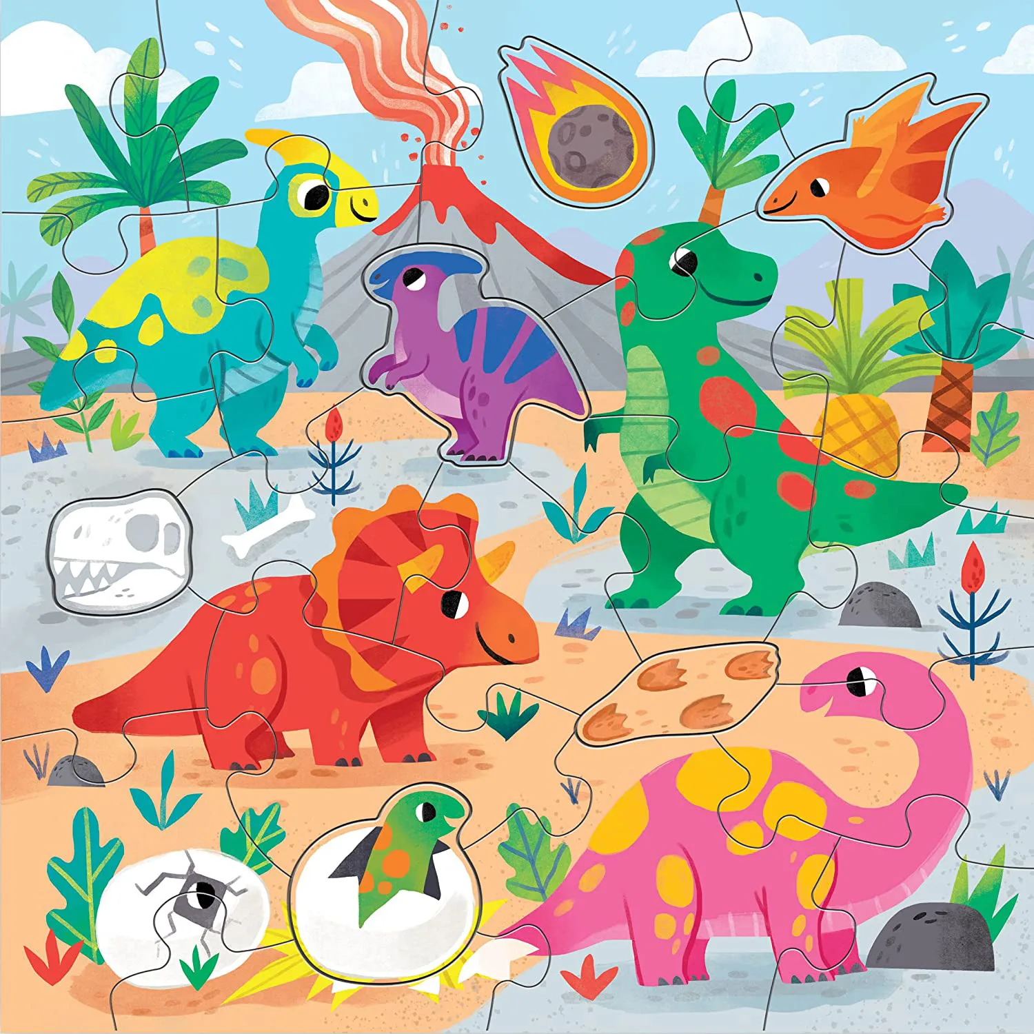Dinosaur Park Floor Puzzle Dinosaurs
