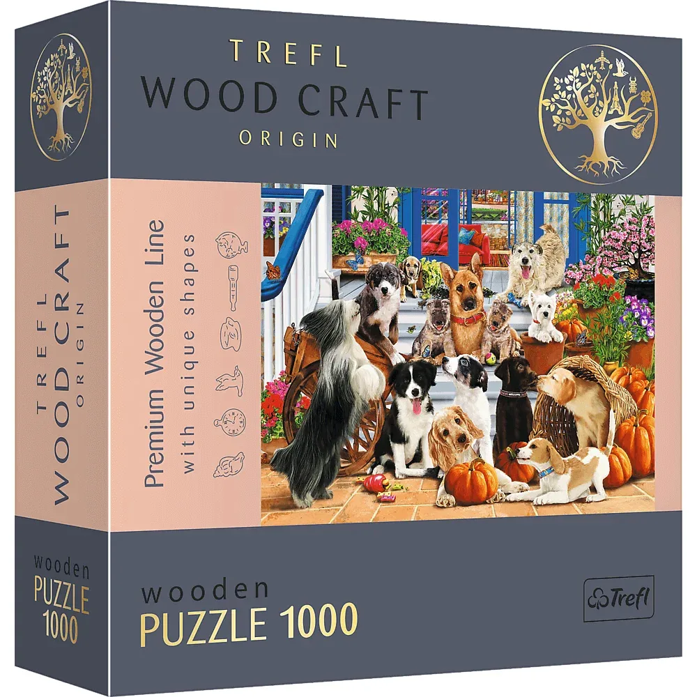 Doggy Friendship Wooden Puzzle