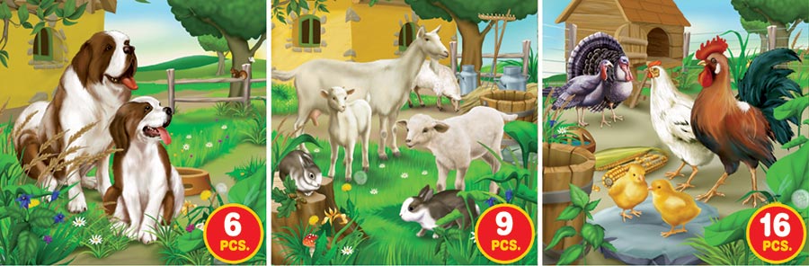 Farm Life - Series 1 Dogs Jigsaw Puzzle