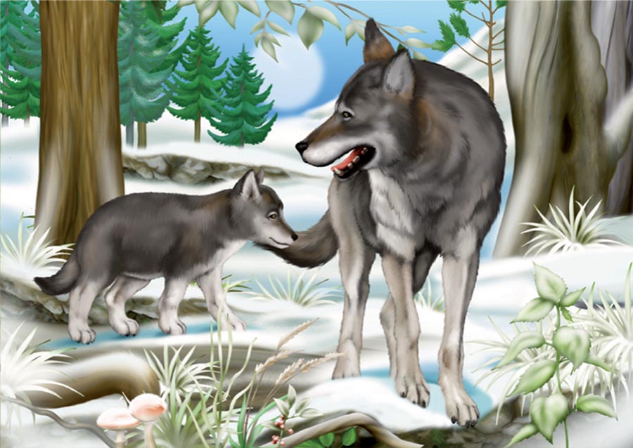 Forest Wolves Wolf Jigsaw Puzzle