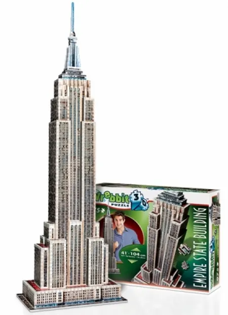 Empire State Building - 900 Piece Jigsaw Puzzle by Wrebbit