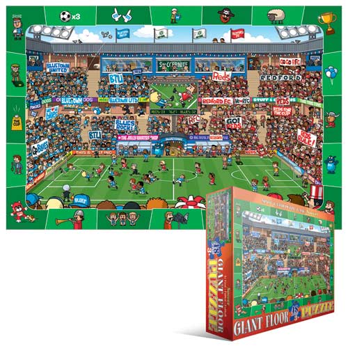 Spot and Find - Soccer - Floor Puzzle Humor Jigsaw Puzzle
