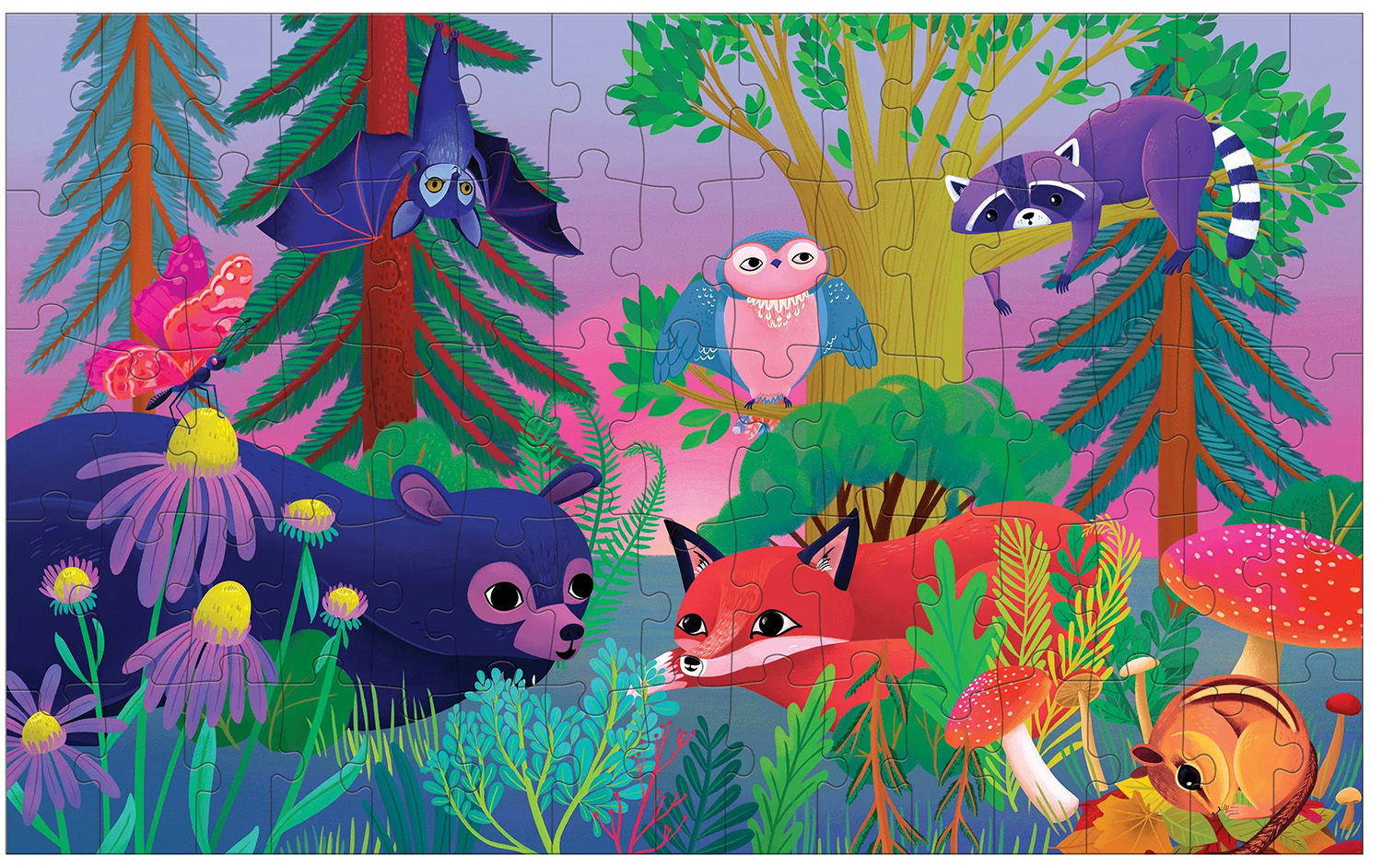 Forest Day & Night Lenticular Puzzle