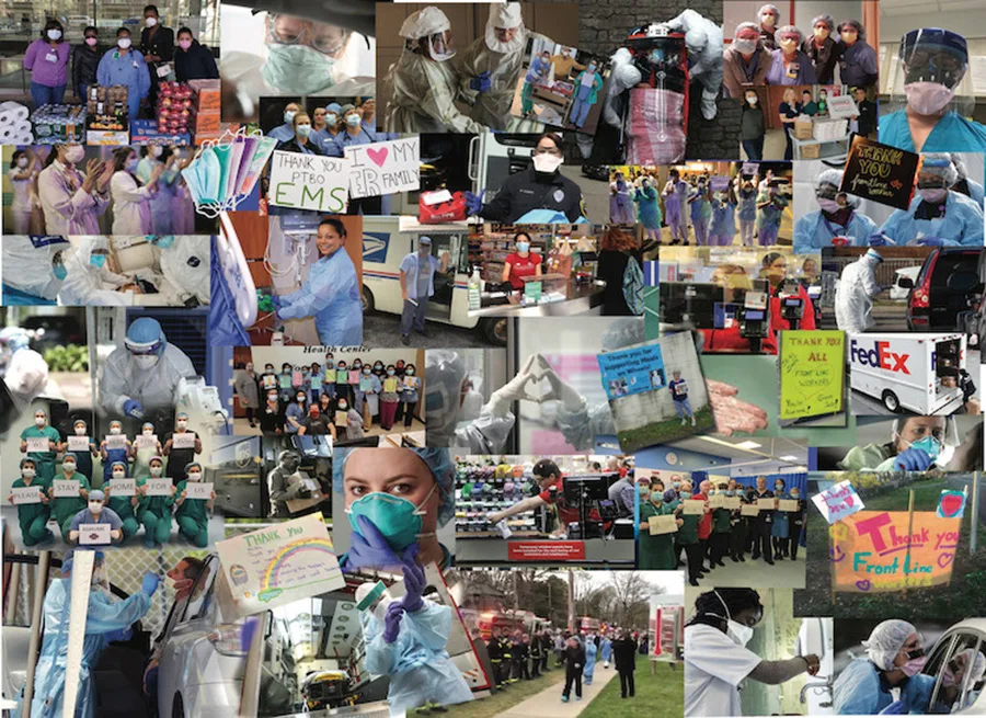 Front Line Workers by Steve Smith Patriotic