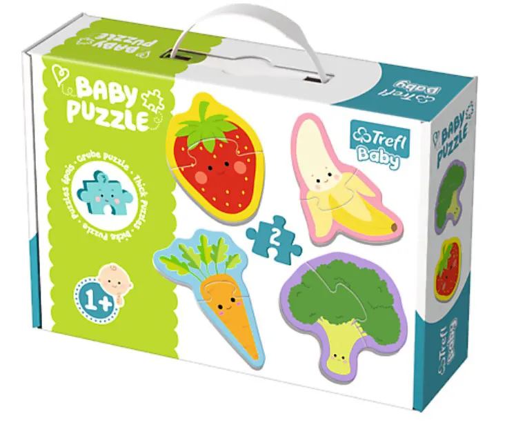 Vegetables and Fruits 4 in 1 Puzzle Food and Drink
