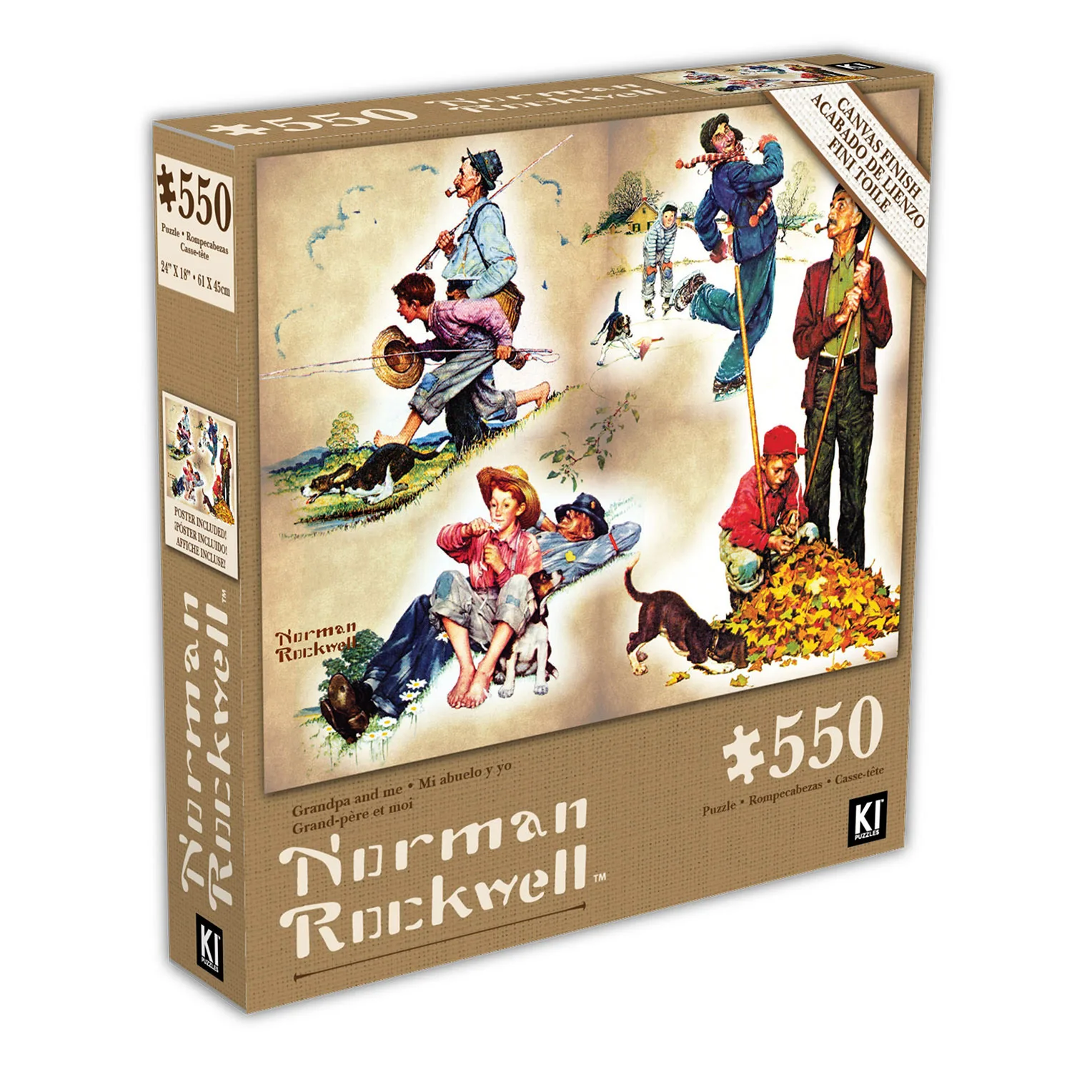 Grandpa and Me by Norman Rockwell