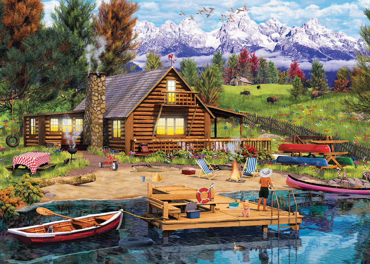 Grand Teton Cabin Mountain