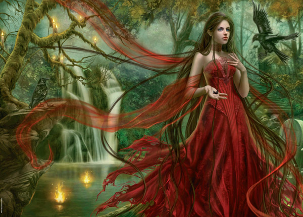 Red Gothic Art
