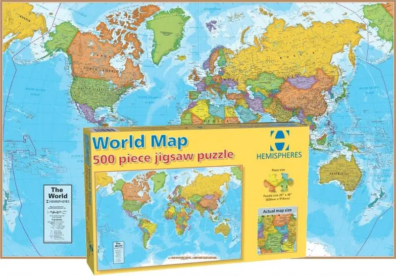 World Map - Scratch and Dent Educational