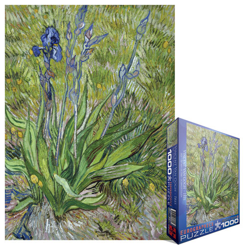 Iris Flower & Garden Jigsaw Puzzle