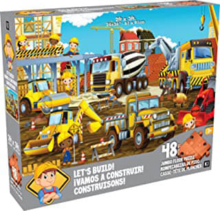 Let's Build Children's Floor Puzzle - Scratch and Dent