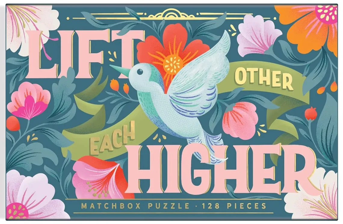 Lift Each Other Higher Matchbox Puzzle Birds