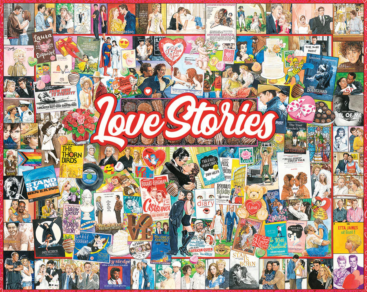 Love Stories by James Mellett Valentine's Day Jigsaw Puzzle