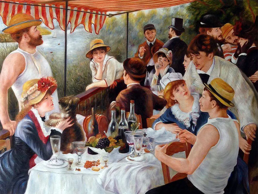 Luncheon of the Boating Party by Auguste Renoir Fine Art