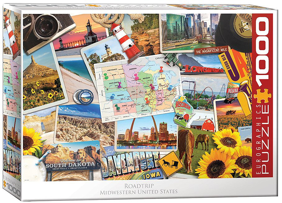 Midwest Road Trip Travel Jigsaw Puzzle