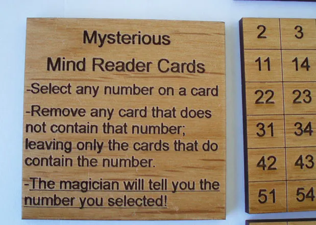 Mind Reader Cards