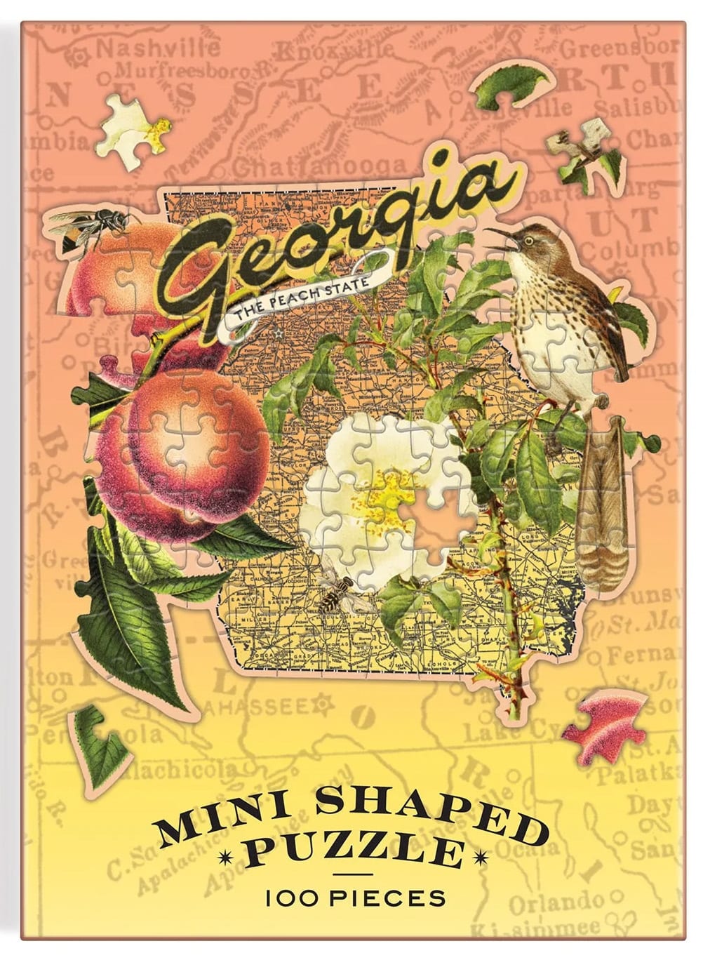 Georgia Mini Shaped Puzzle Birds