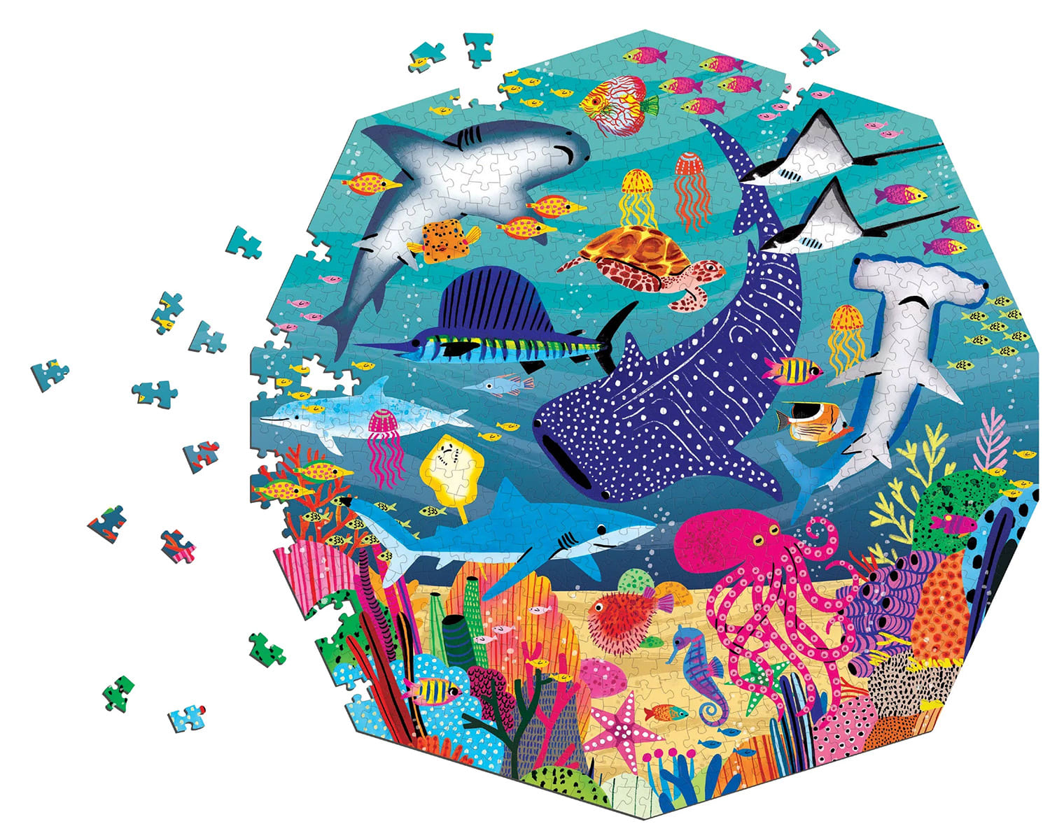 Ocean Terrarium Shaped Puzzle