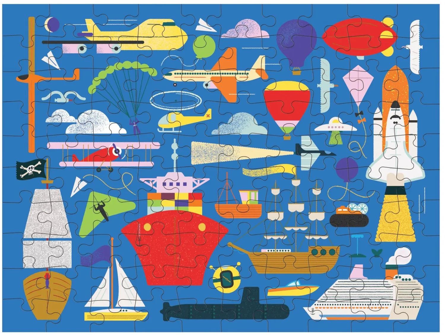 On the Move Double Sided Puzzle