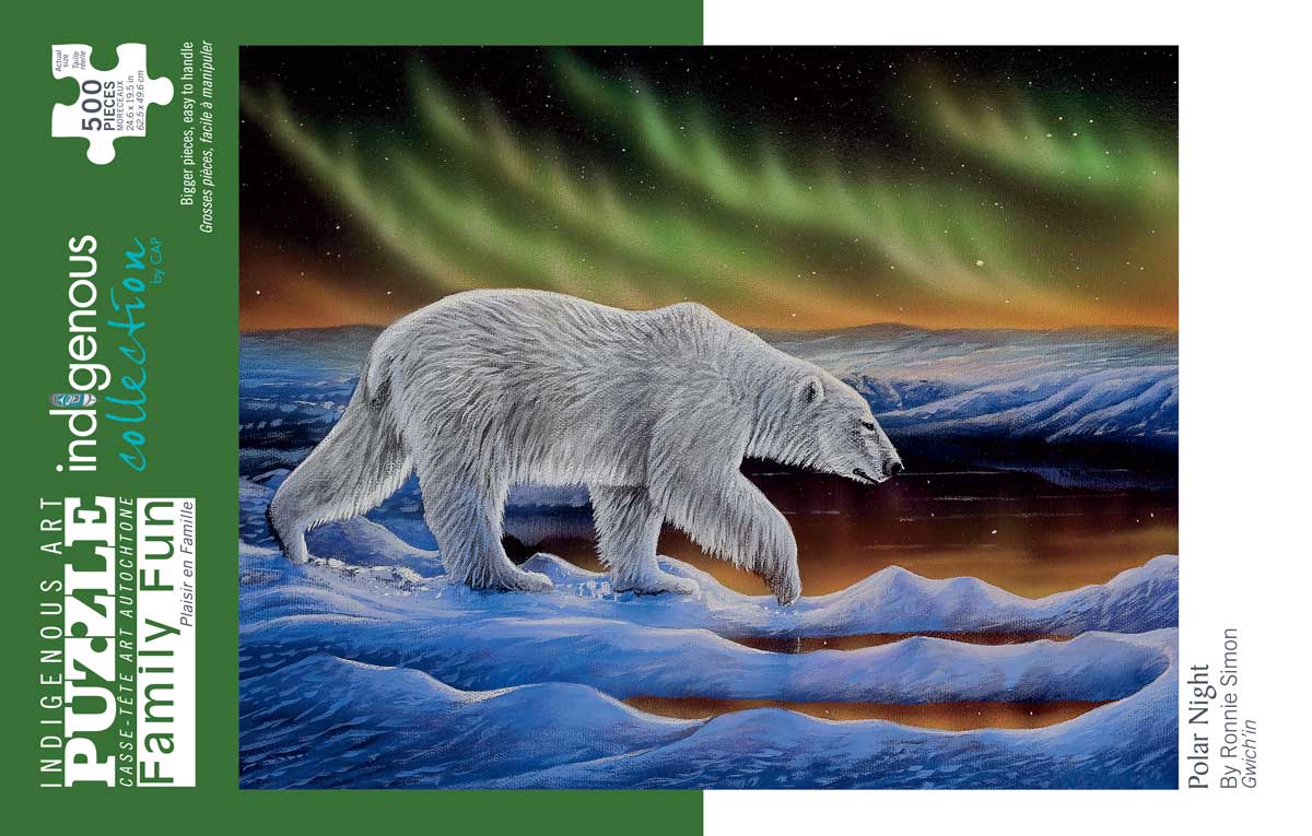 Polar Night Bear Jigsaw Puzzle