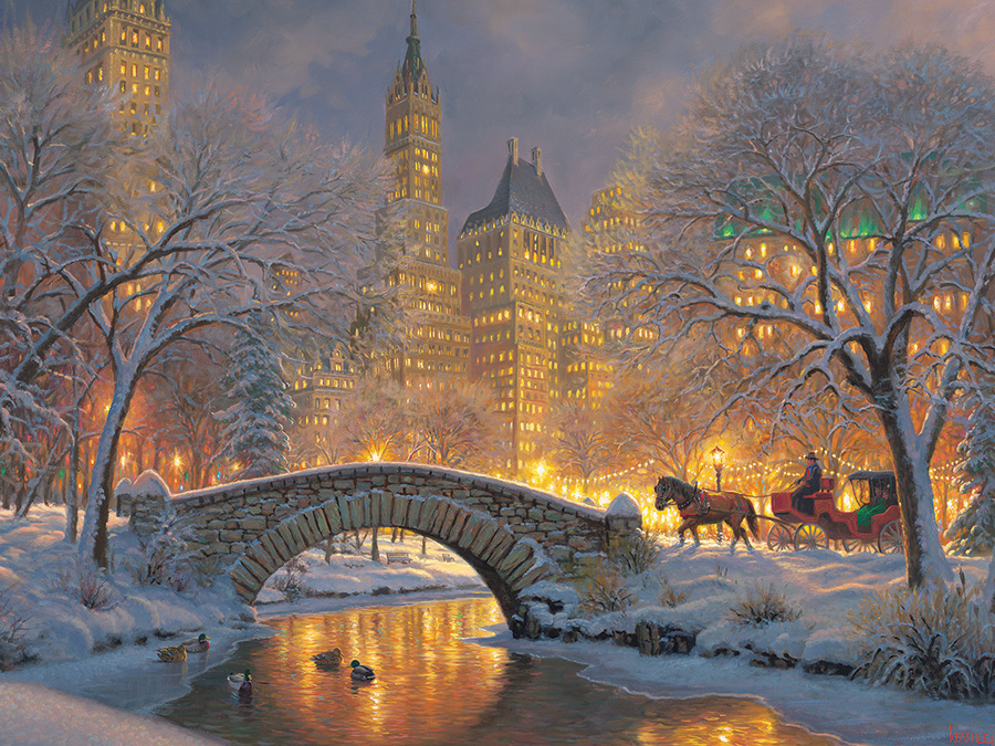 Winter in the Park Winter Jigsaw Puzzle