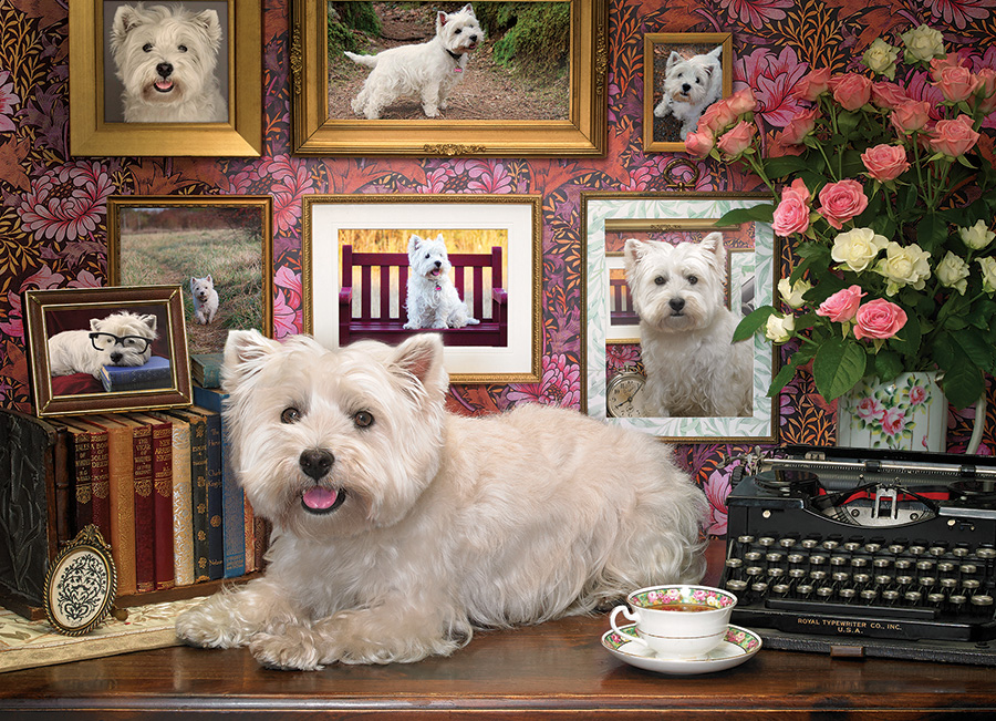 Westies Are My Type Dogs Jigsaw Puzzle