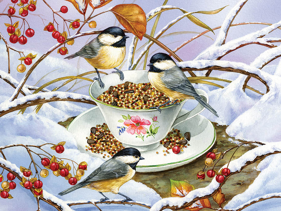 Chickadee Tea Birds