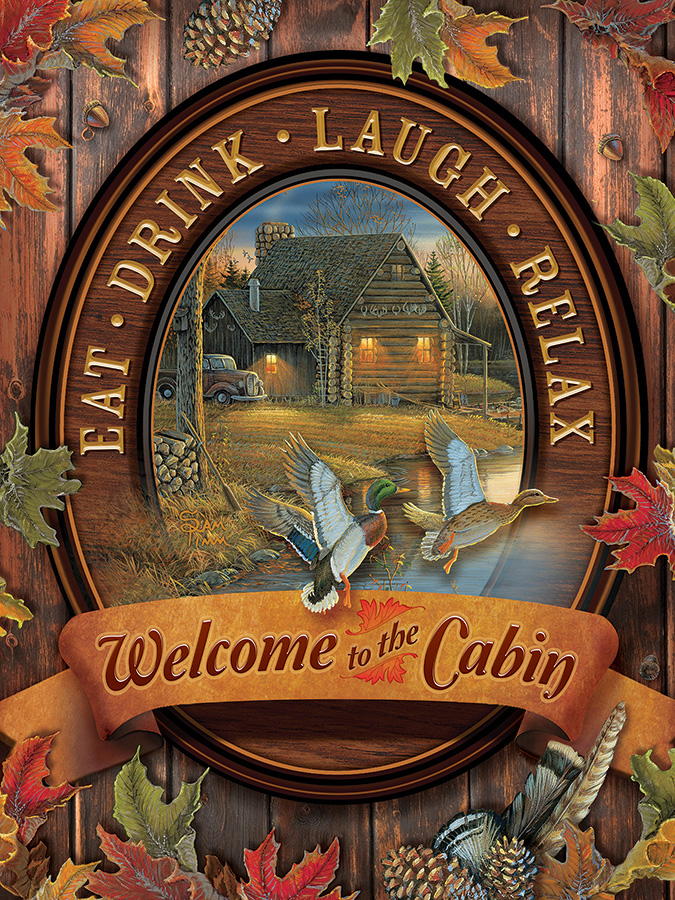Welcome to the Cabin Father's Day Jigsaw Puzzle