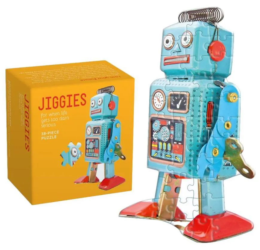 Robot Jiggie Mini Puzzle Game & Toy