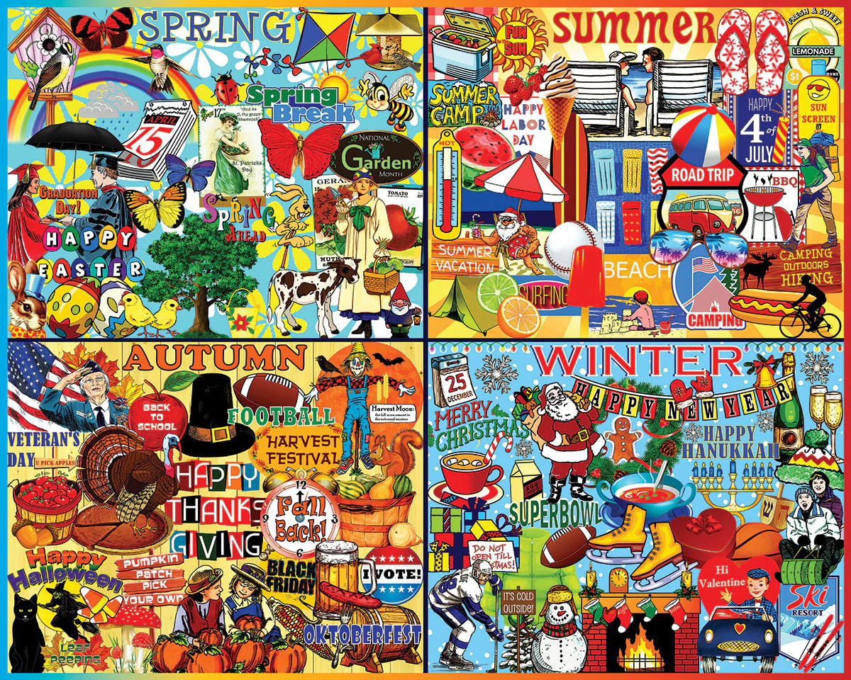 Season's Calendar by Steve Cameron - Scratch and Dent Fall