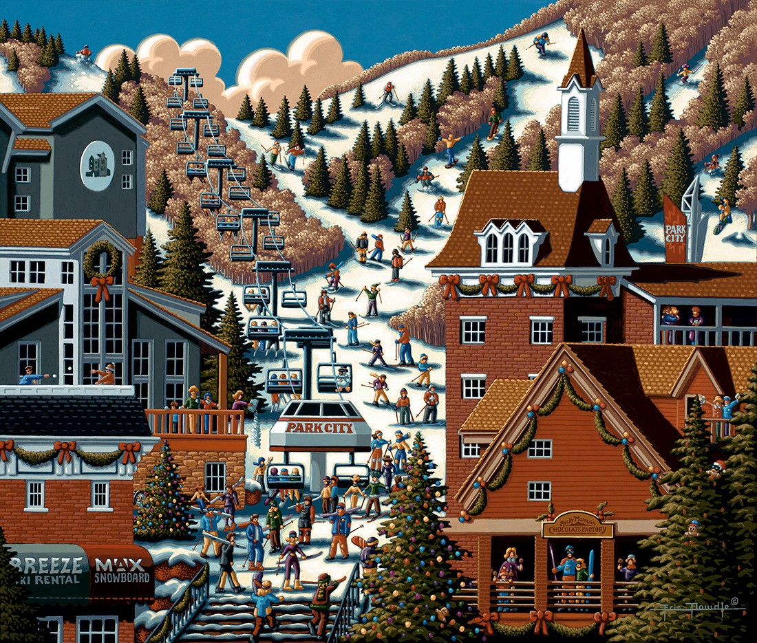 Ski Park City United States Jigsaw Puzzle