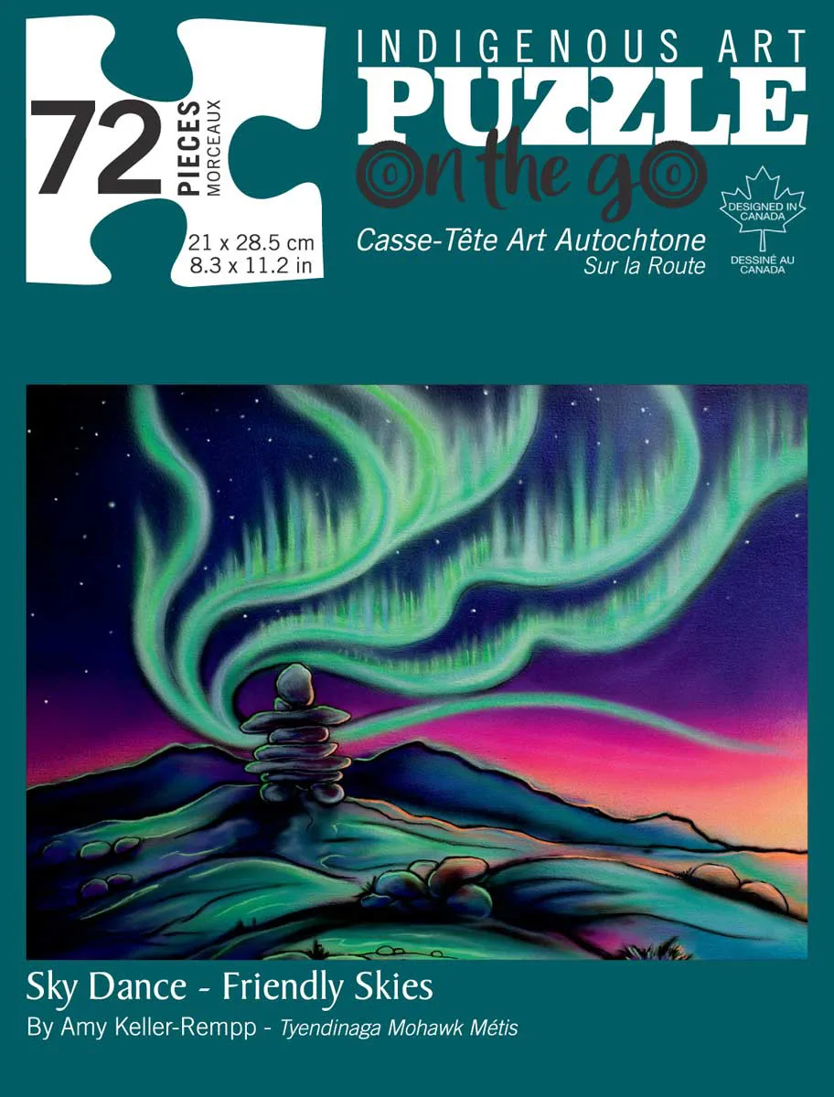 Sky Dance - Friendly Skies Mini On the Go Puzzle Native American