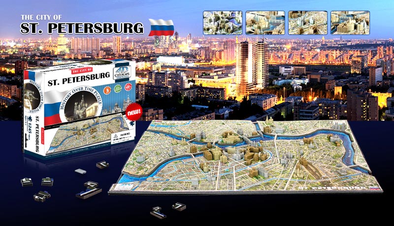 Saint Petersburg, Russia Educational Jigsaw Puzzle