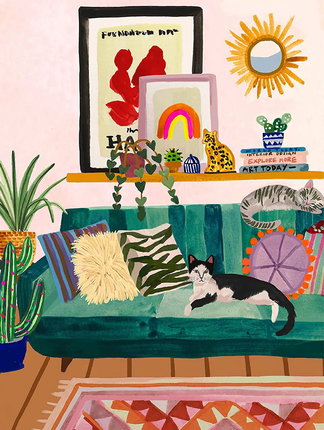 Hygge - Stay at Home (With Scented Candle) Cats