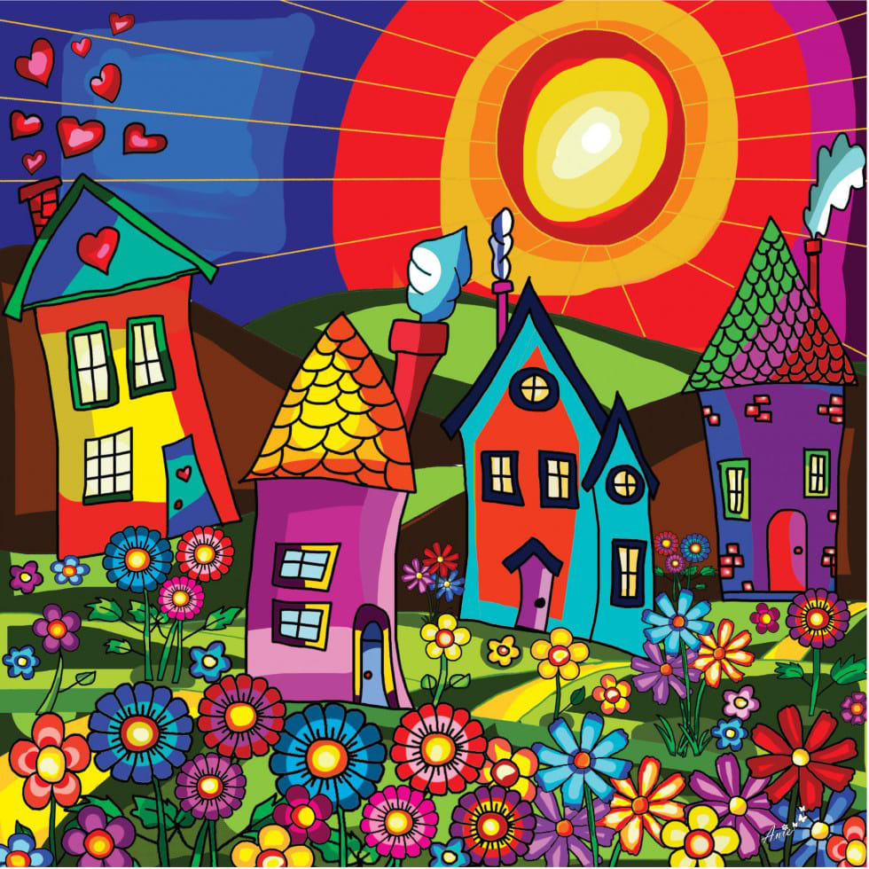 Sunny Day by Anie Maltais Countryside