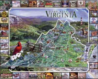 The Best of Virginia Maps & Geography