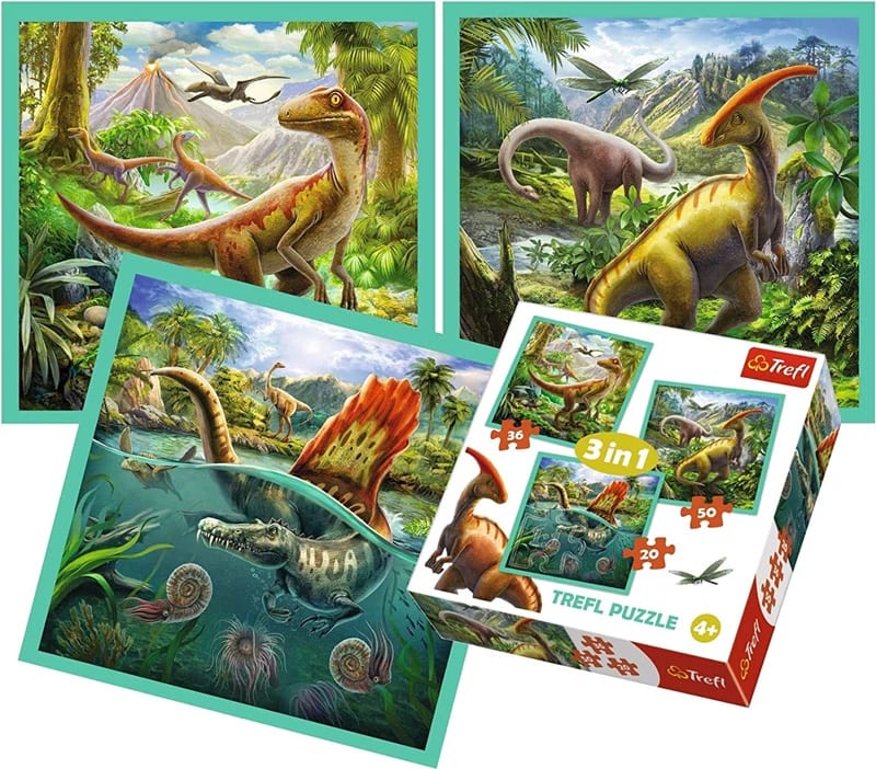 3 in 1: The Extraordinary World of Dinosaurs Dinosaurs