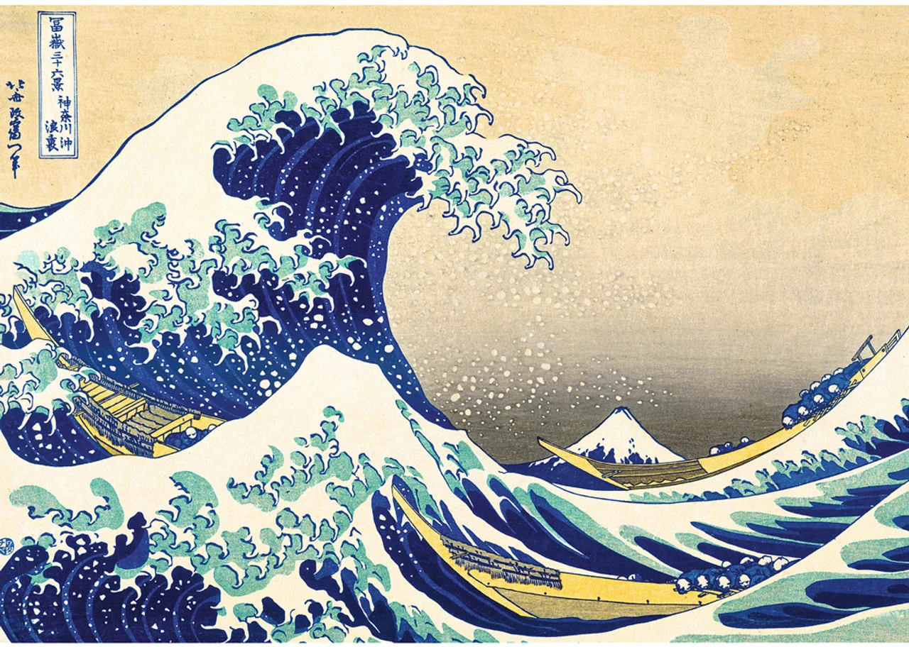 The Great Wave of Kanagawa Boat