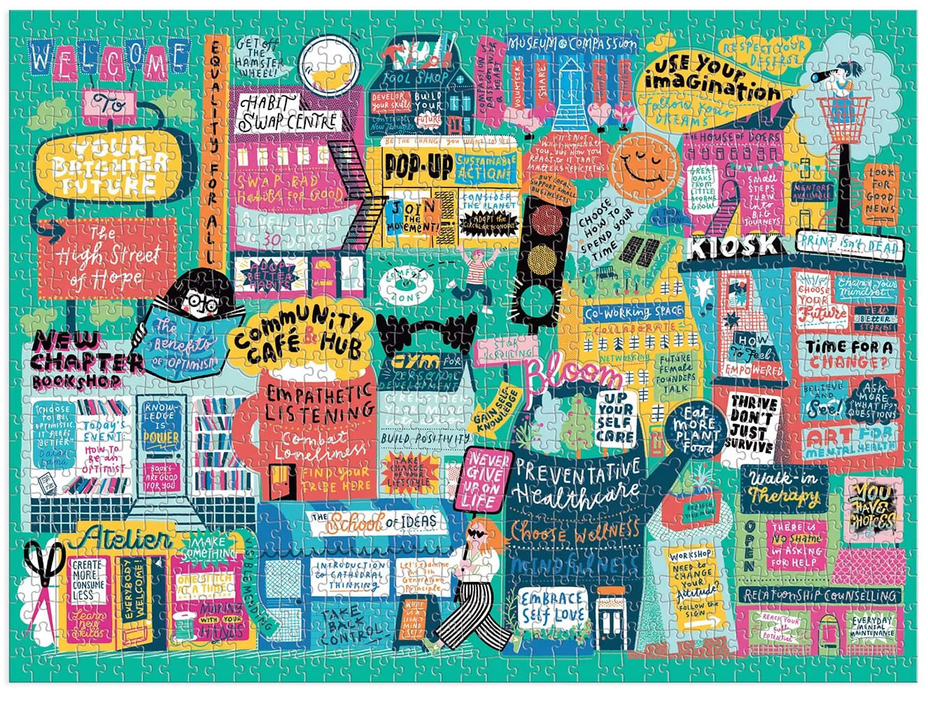 The High Street of Hope Collage