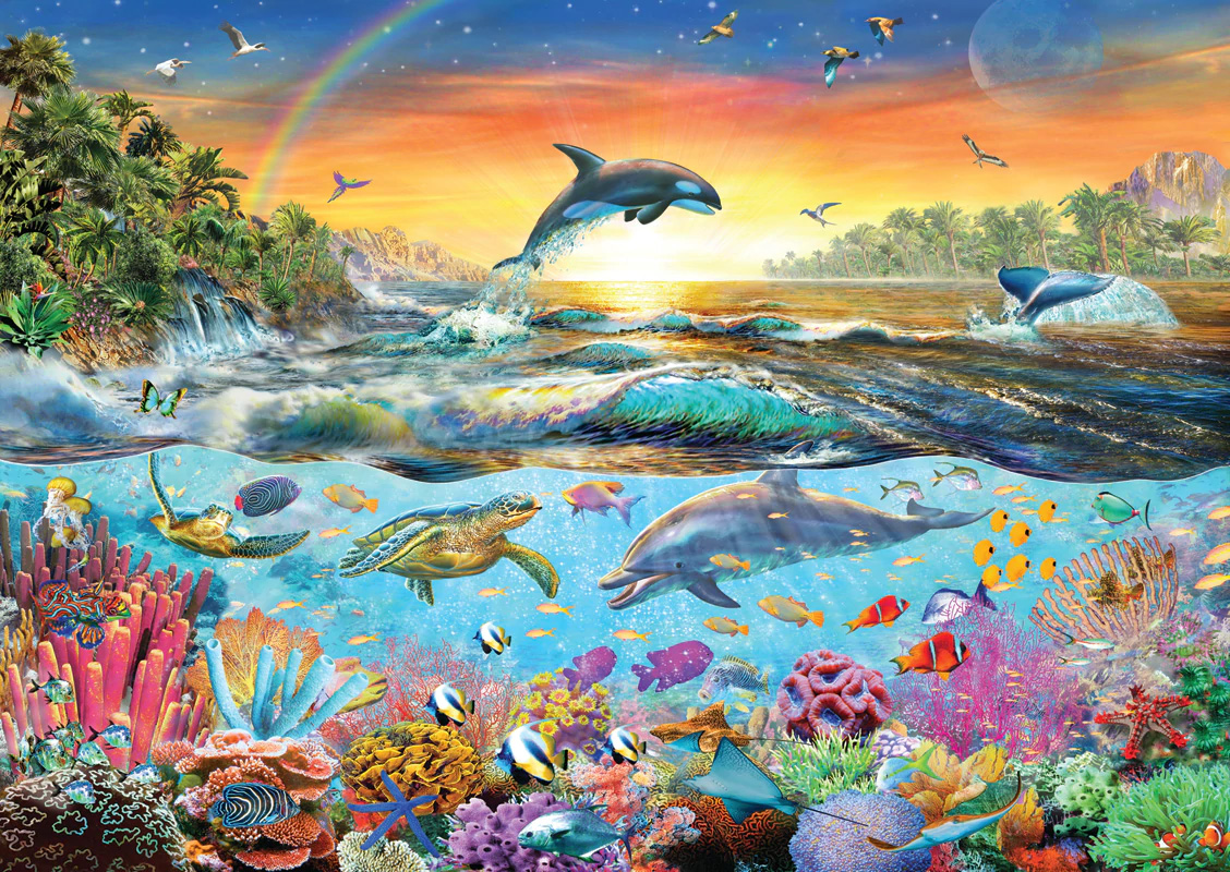 Tropical Paradise Sea Life Jigsaw Puzzle