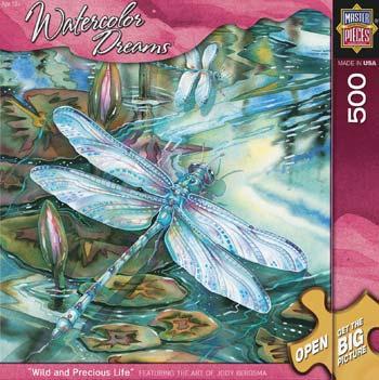 Watercolor Dreams - Wild and Precious Life Butterflies and Insects Jigsaw Puzzle