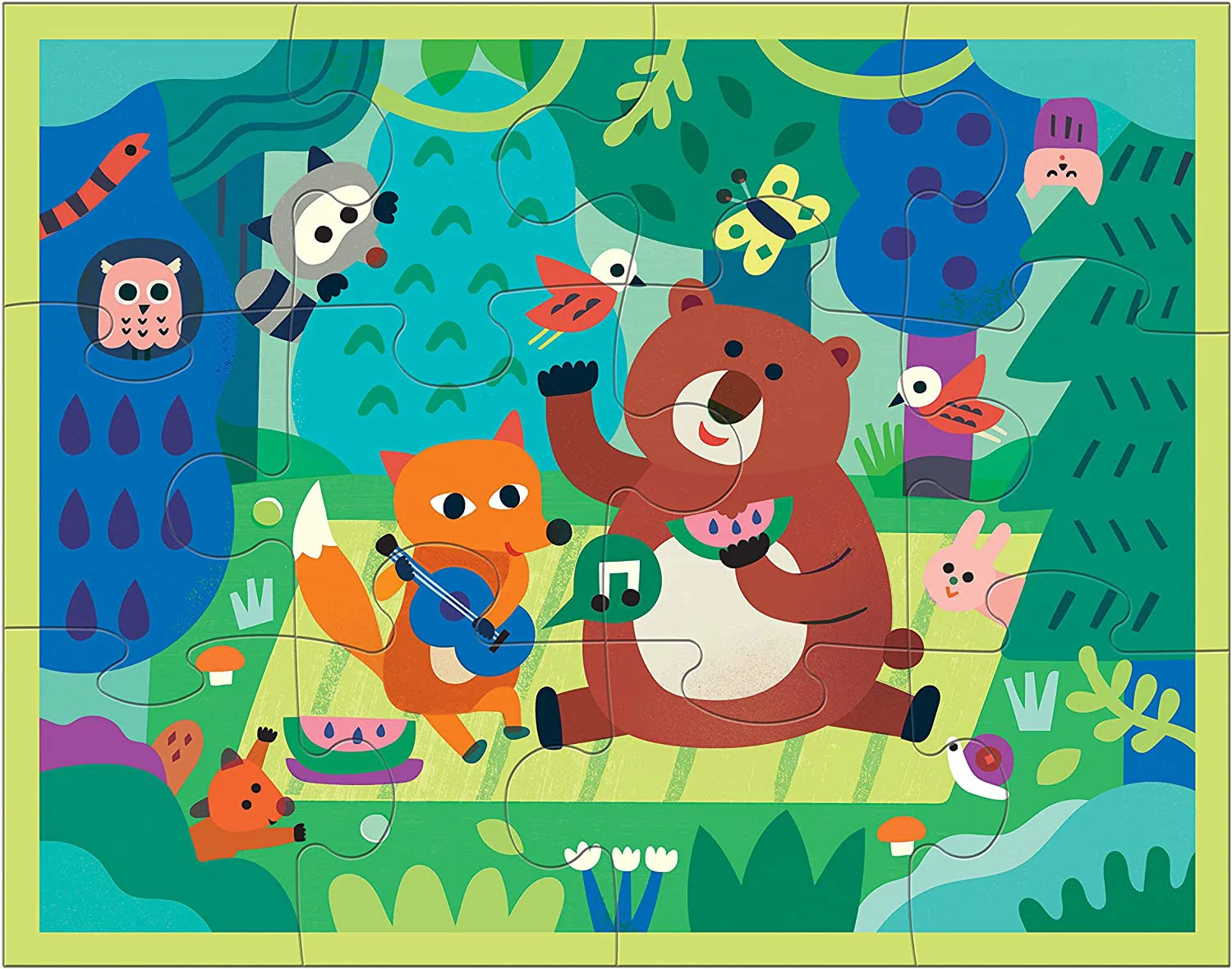 Woodland Picnic to Go Puzzle