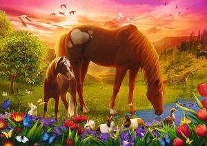 Family of Horses Horse By Trefl
