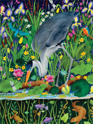 The Garden of Earthly Delights Glow (Bex Parkin) Birds By Ceaco